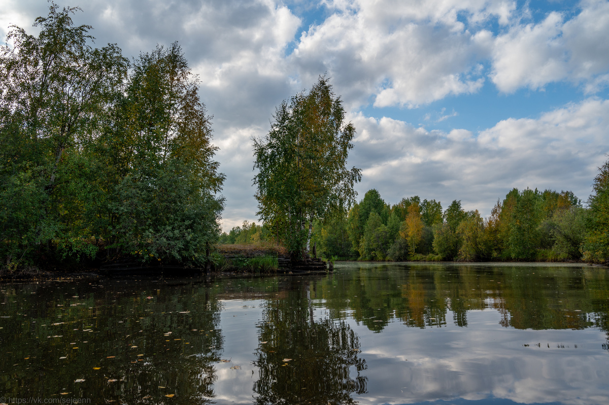 Фото для карточки. Река Кудьма, сентябрь 2024г. Фото автора.