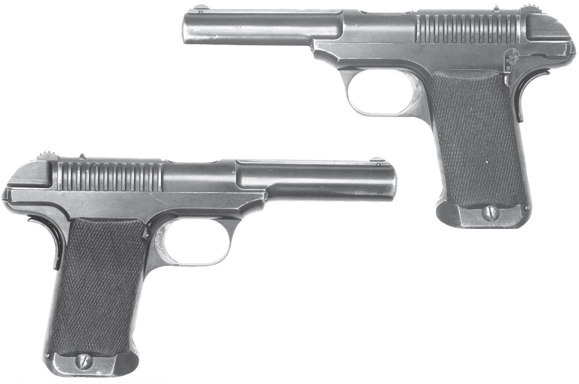 Пистолеты Savage .45 № 109 без надписей "Огонь" и "Безопасно"