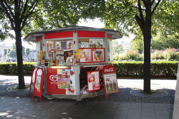 Киоск в Стокгольме, Швеция. Фото: Юрий Рагулин