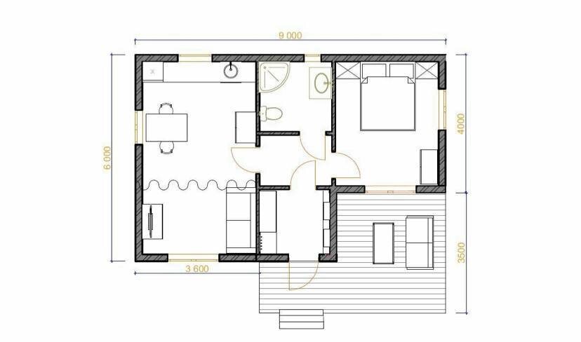 Планировка моей дачи
