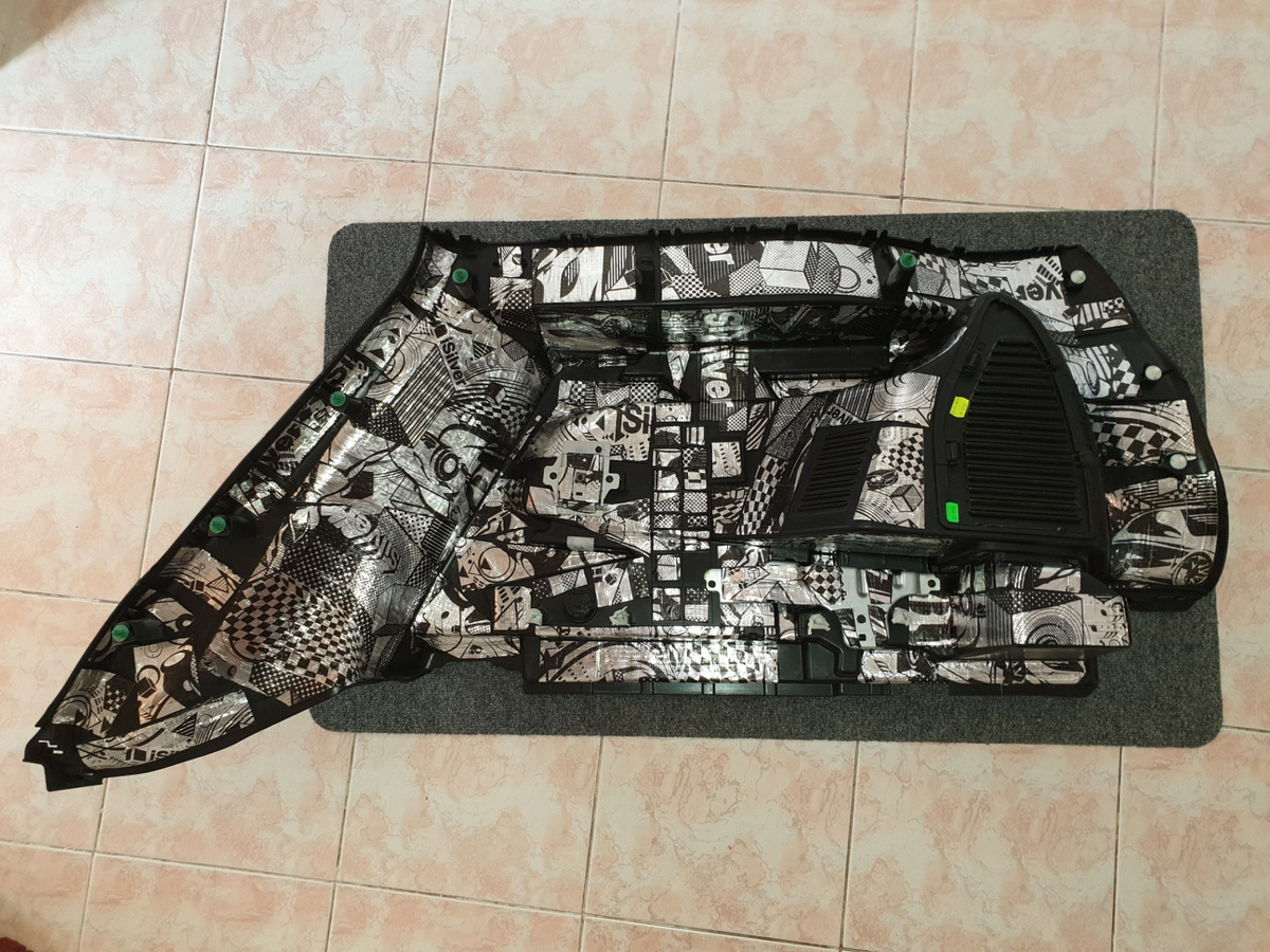 Первый слой виброизоляция.