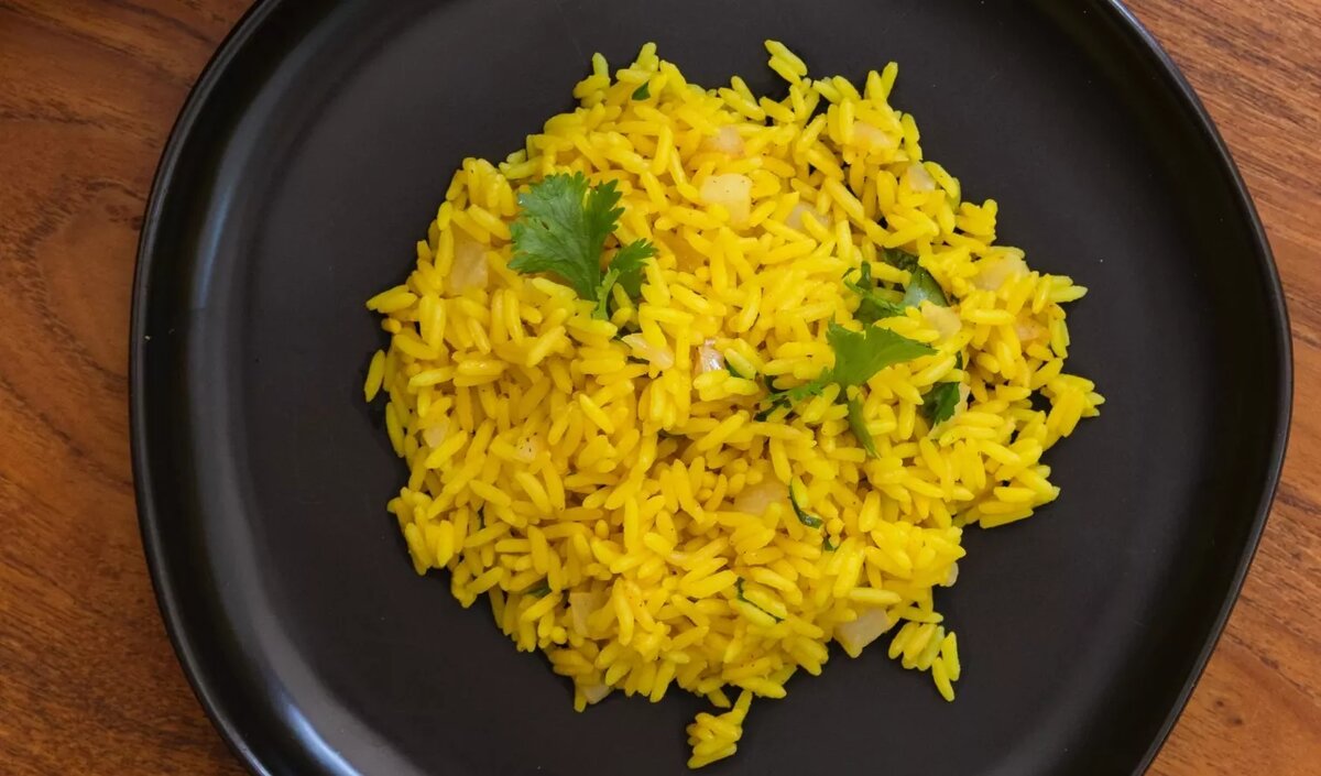 Плов с куриными сердечками