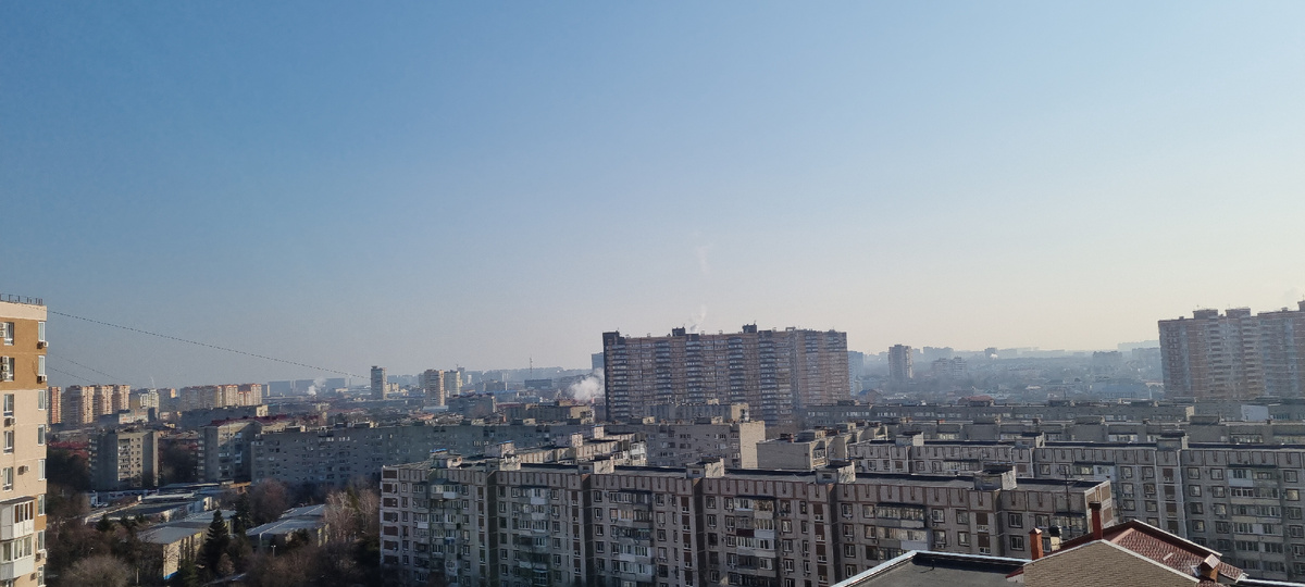 Краснодар  - вид на город из моего окна