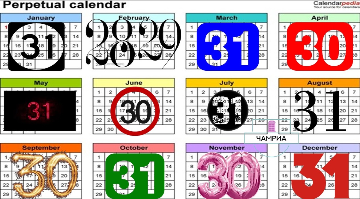 #English_poems_for_kids #Английские_стихи_для_детей #Thirty_days_hath_September #Тридцать_дней_есть_в_сентябре