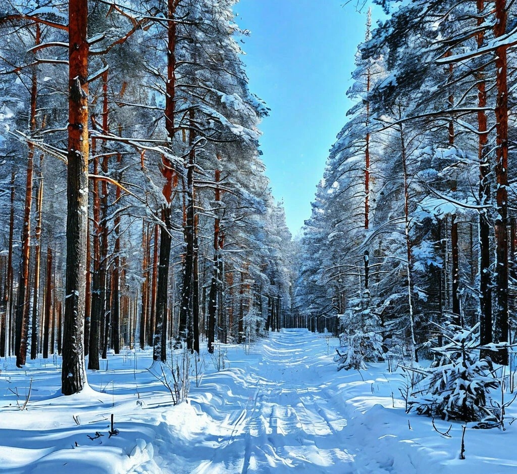 Красота сибирской зимы.