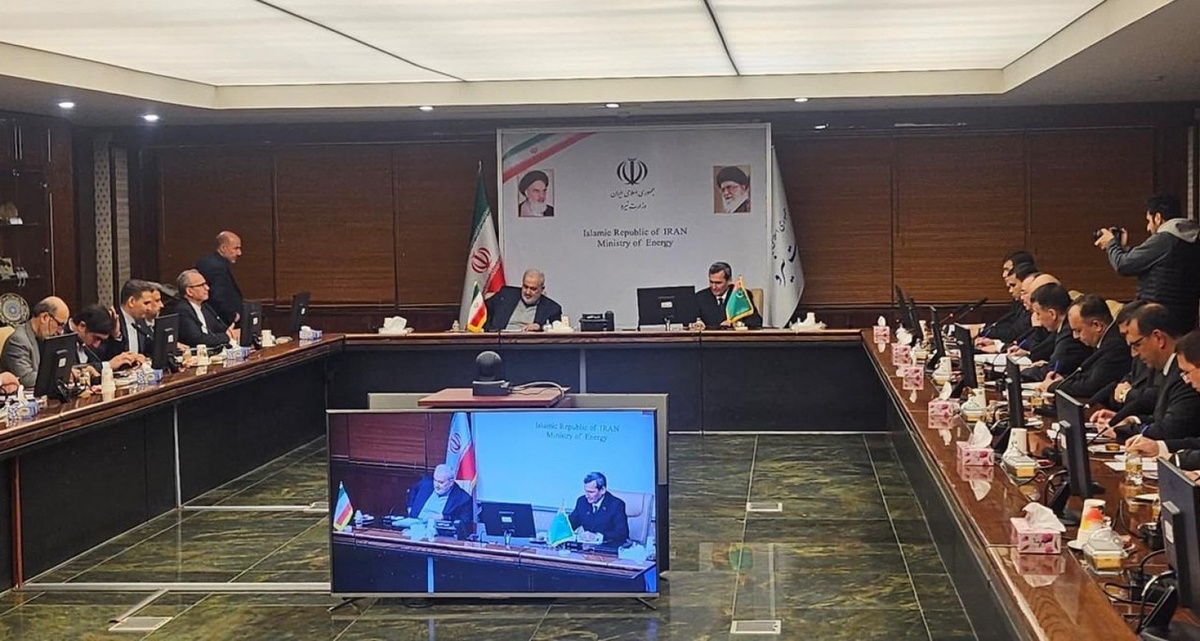 Встреча туркменской делегации с министром энергетики Исламской Республики Иран Аббасом Алиабади, 11 февраля 2025 года, Тегеран, Иран (Фото: МИД Туркменистана)