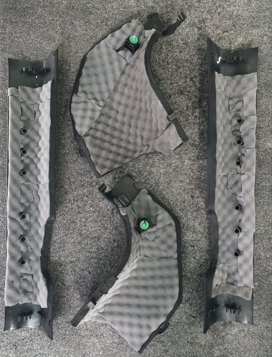 Второй слой шумоизоляция по краю маделин.