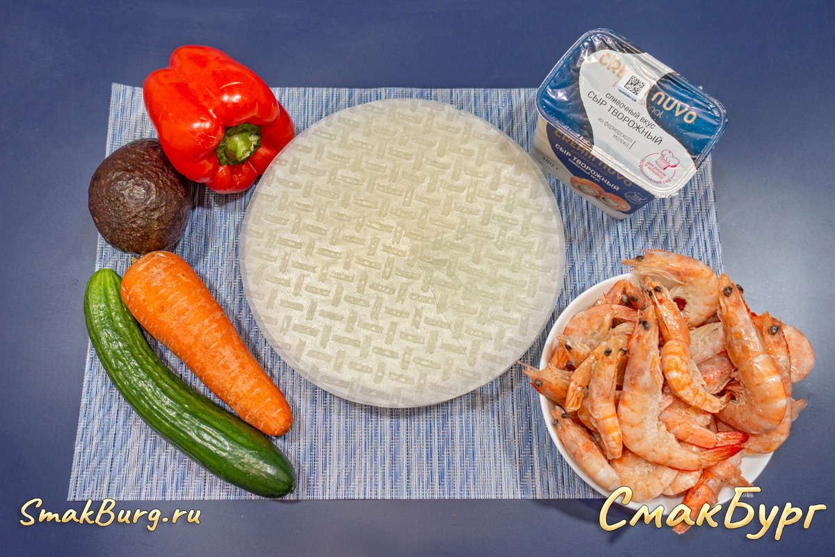 Исходные ингредиенты для создания новогодней китайской закуски