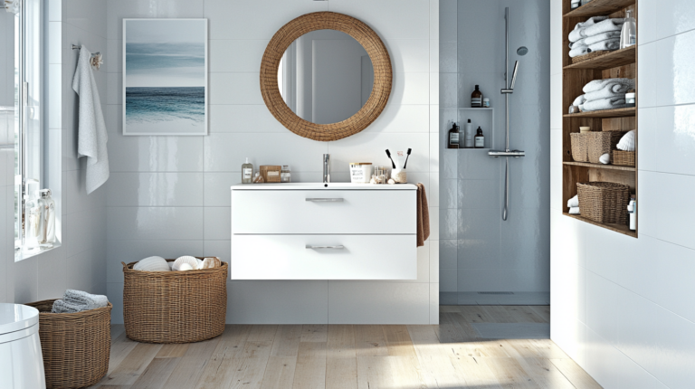    Выбор мебели для ванной в морском стиле: советы и идеи svkuhni77