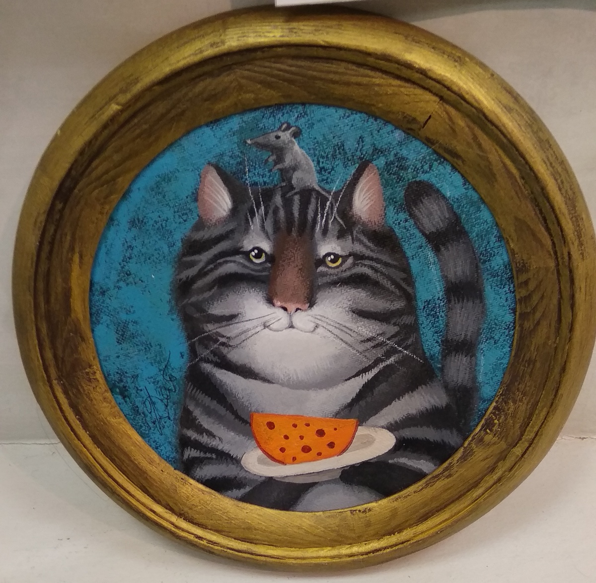 Картина на выставке. 