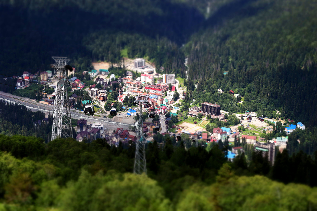 Поселок Домбай