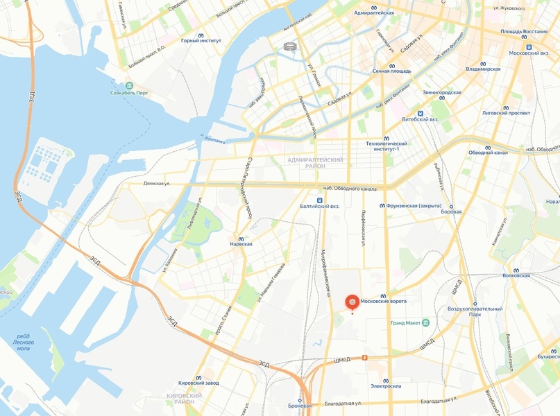 Апарт-отель «ARTSTUDIO M103». Расположение на карте.