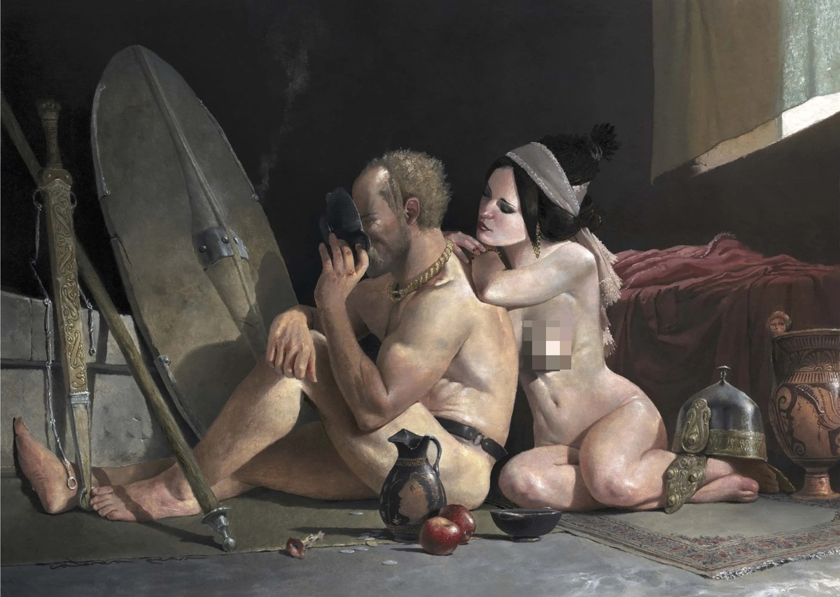 Кельтский наемник в северной Италии. Художник: José Daniel Cabrera Peña