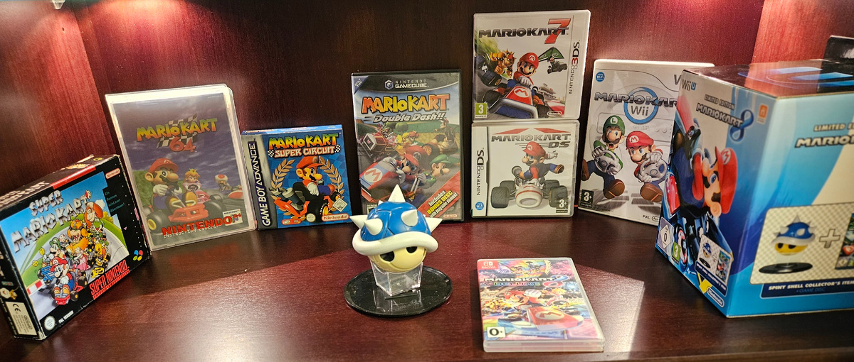Моя коллекция игр Mario Kart!