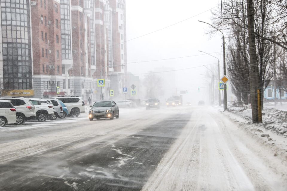    Метель и штормовой ветер в Барнауле. Источник: Виталий Барабаш
