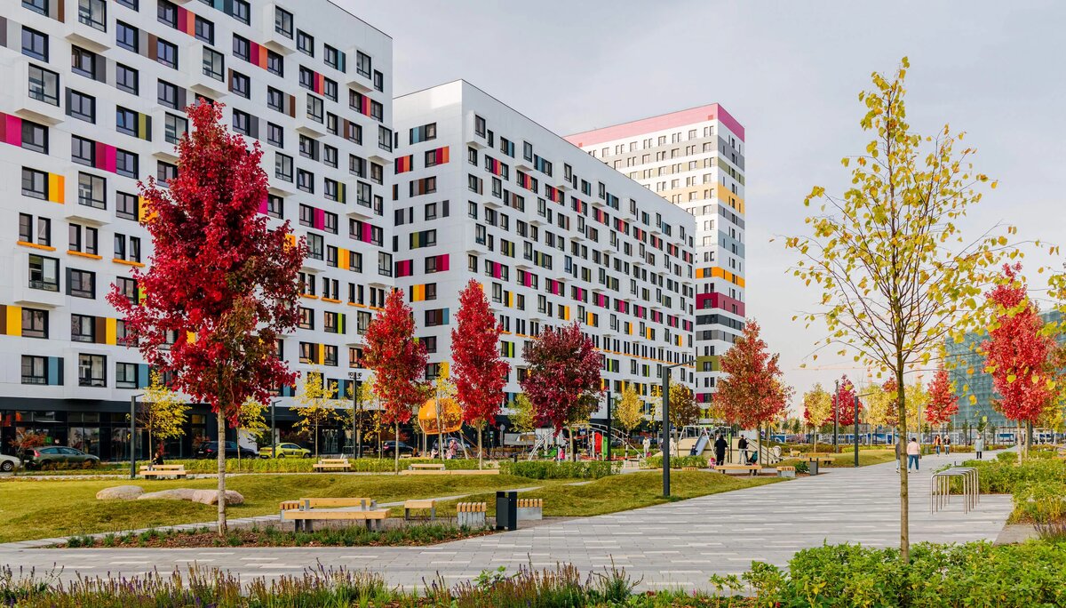 Фото ЖК Грин Парк, в котором и расположилась квартира дяди Федора (фото: cdn.pronovostroy.ru)