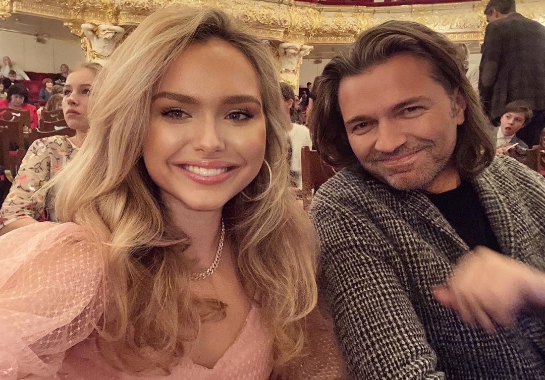 Стефания Маликова с отцом Дмитрием Маликовым