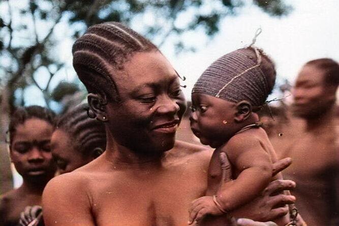 Африканское племя наших дней 