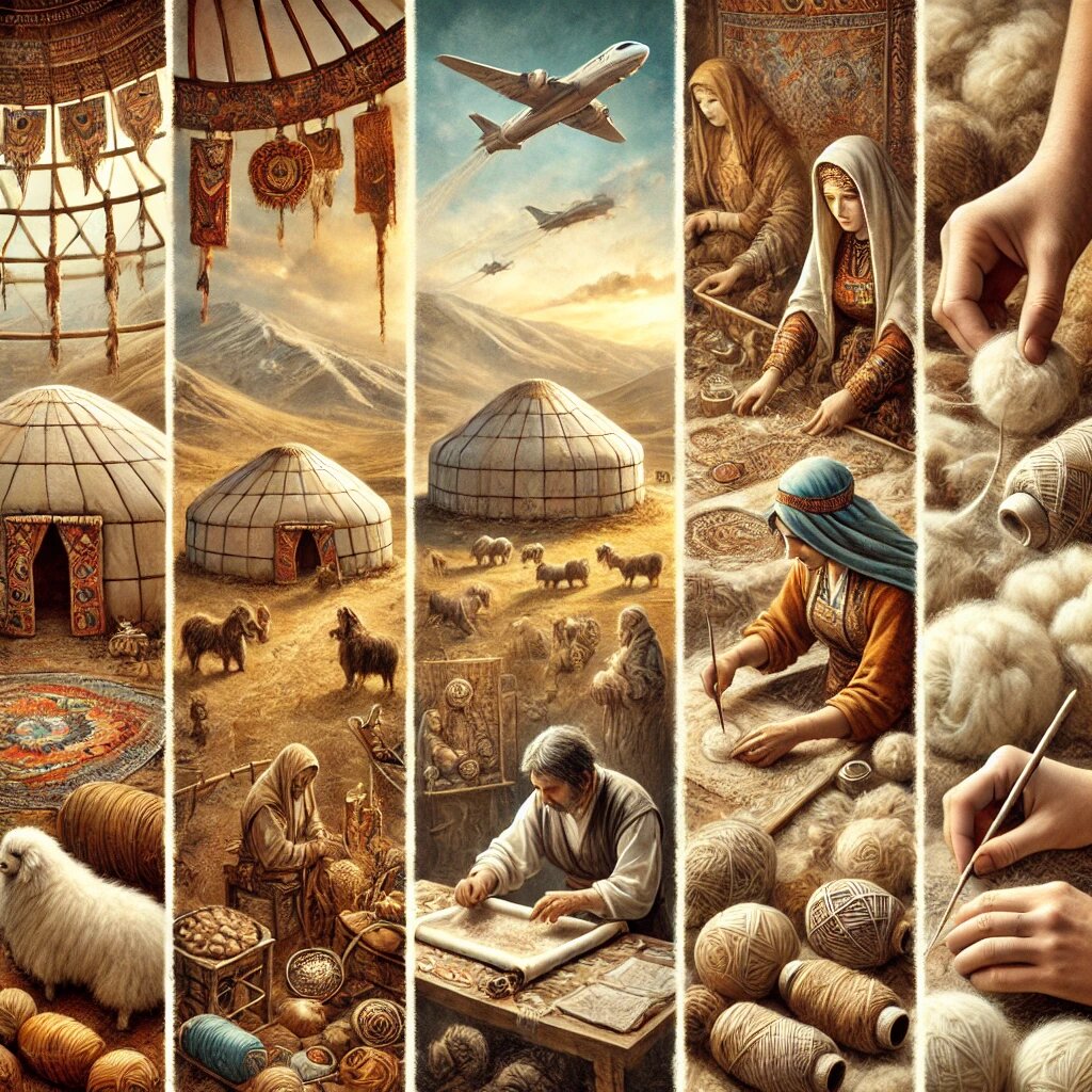 Шерстяная магия: история валяния сквозь века