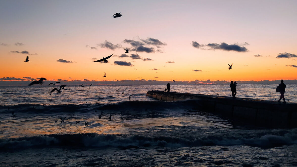 Зимние сочинские закаты, как отдельный вид искусства