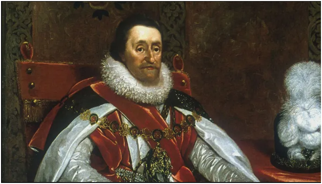 Яков I на картине Даниэля Мейтенса