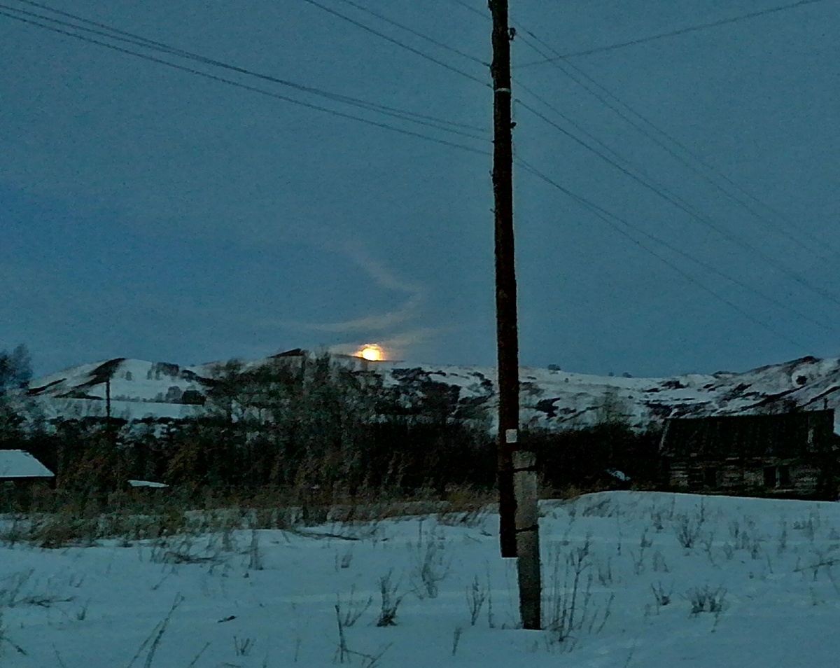 Тот самый лунный закат. 