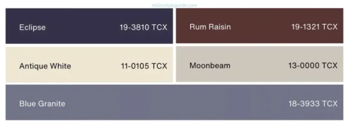 Базовые цвета 2025 года по версии Pantone тоже отличаются глубиной и намеком на визуальную припыленность