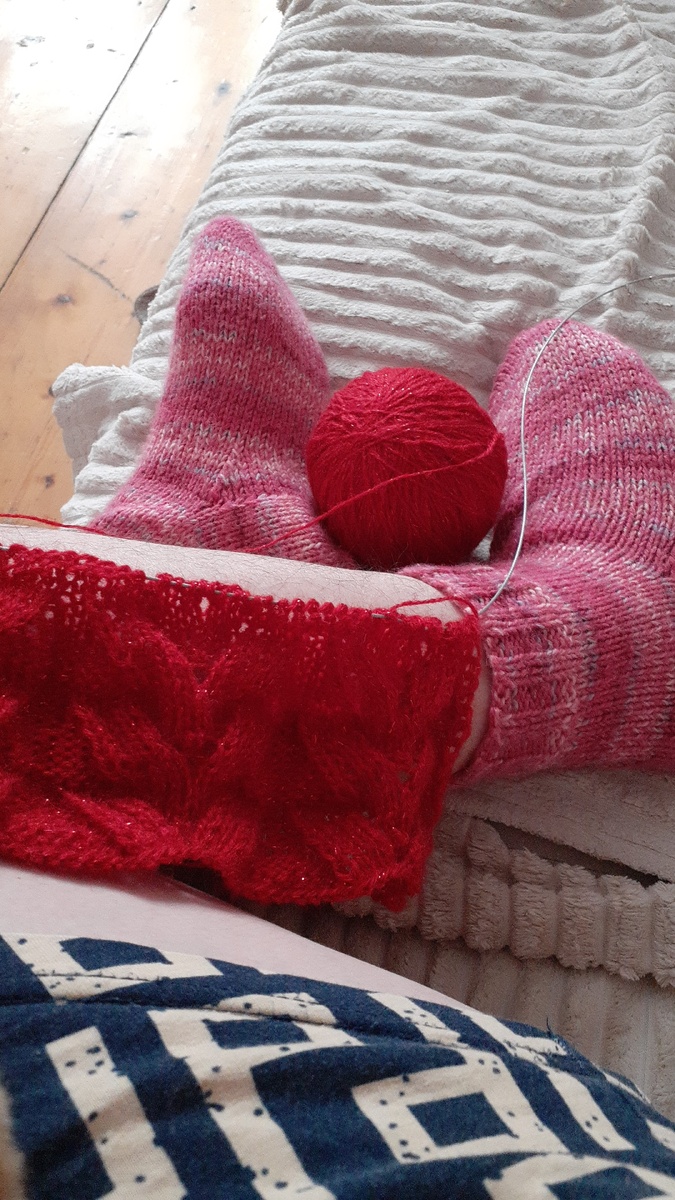 Носочки подарила коллега с прошлой работы  на новый год