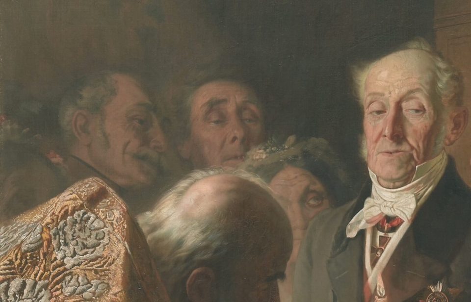 Василий Пукирев. Неравный брак (деталь). 1863. Третьяковская галерея, Москва. Tretyakovgallery.ru.[/caption]