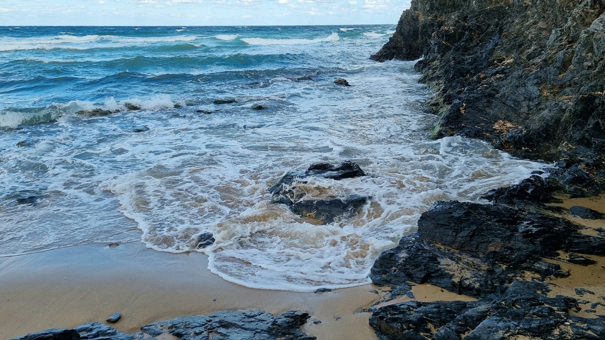 Один из берегов Чёрного моря в деревне Kıyıköy. Фото Elena HrisTan  