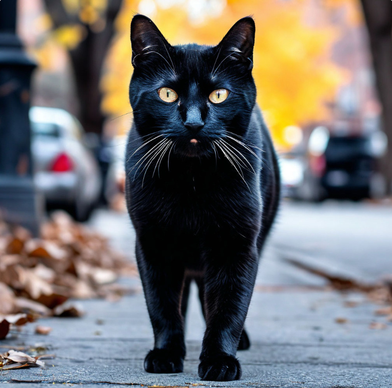 Черная кошка…