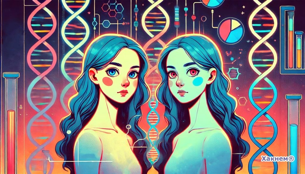 Генетически модифицированные девочки-близнецы.