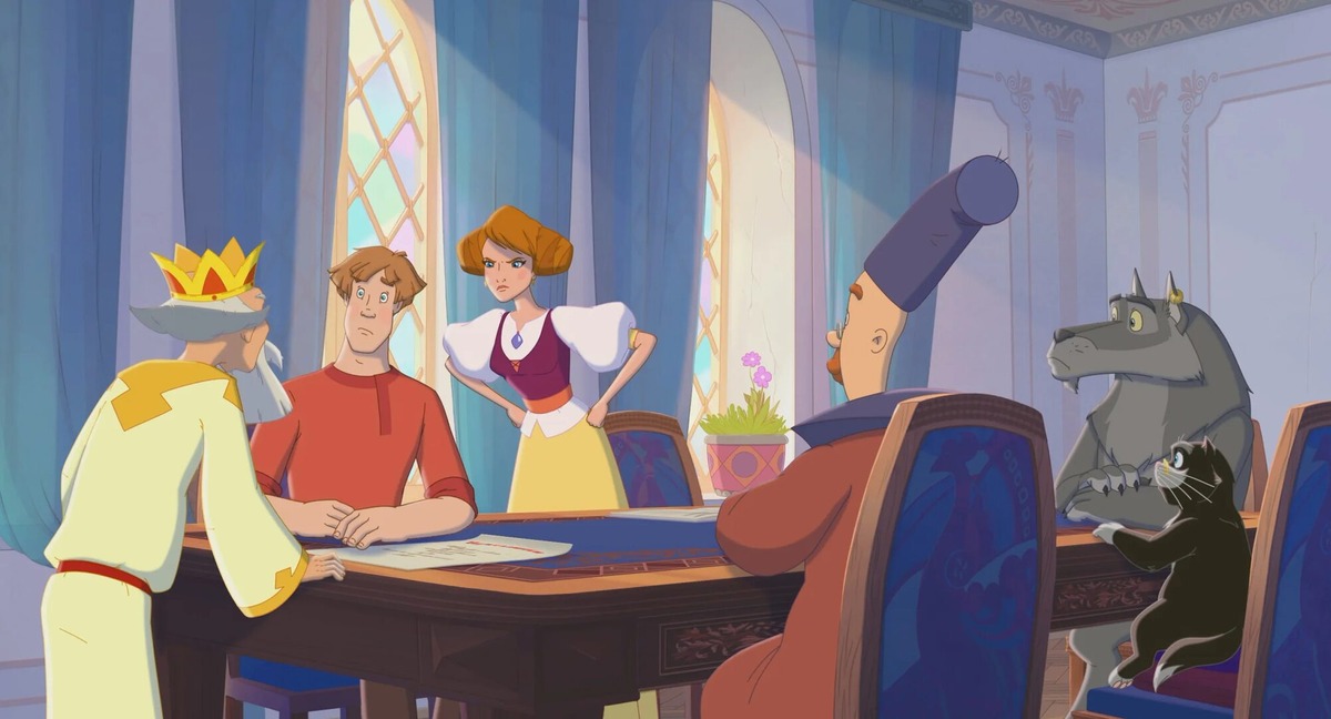 Кадры из мультфильма.