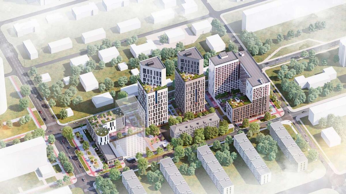 Проект и план застройки ЖК на Шефской в Екатеринбурге