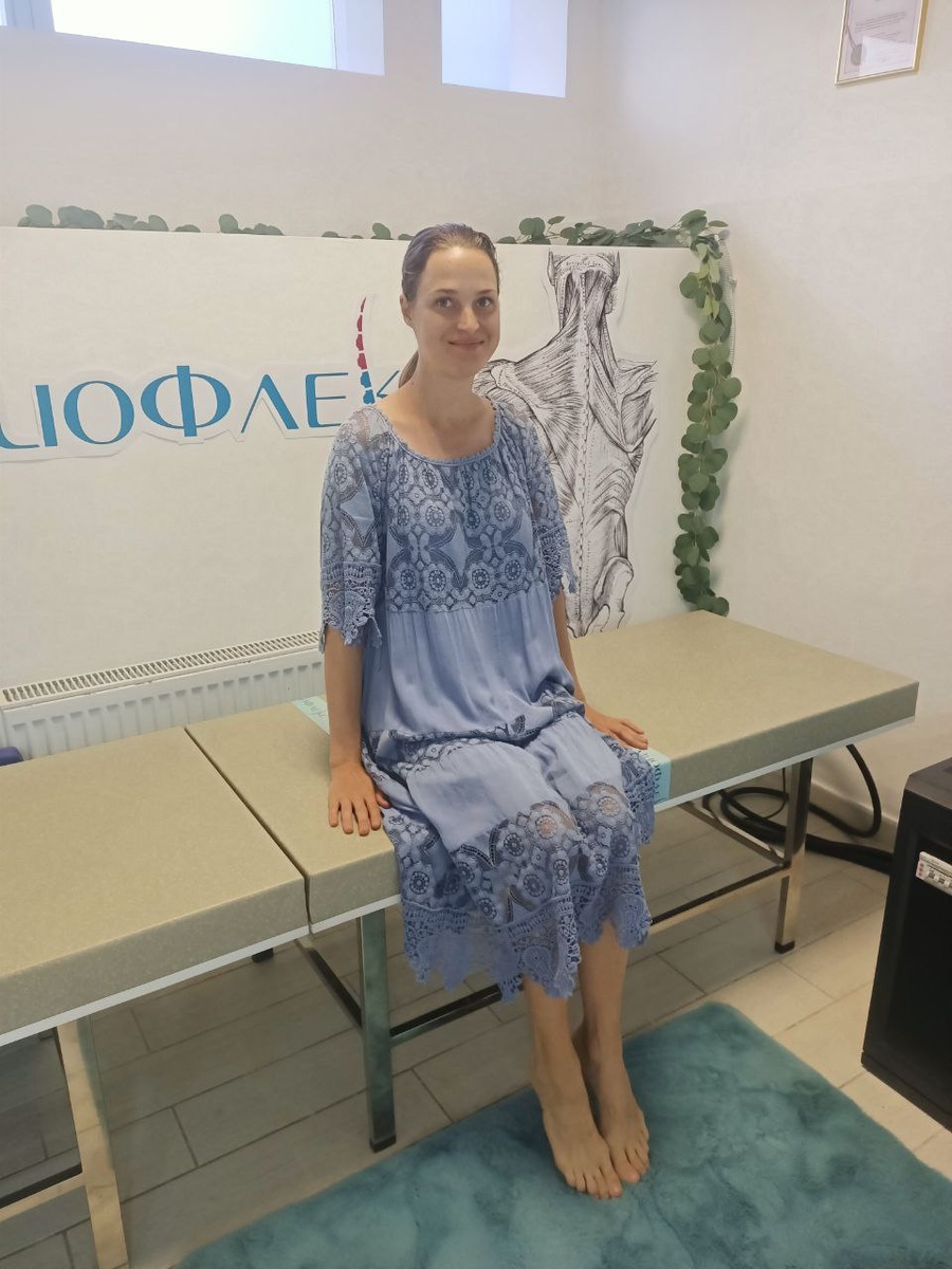 Серафима на аппарате Миофлекс