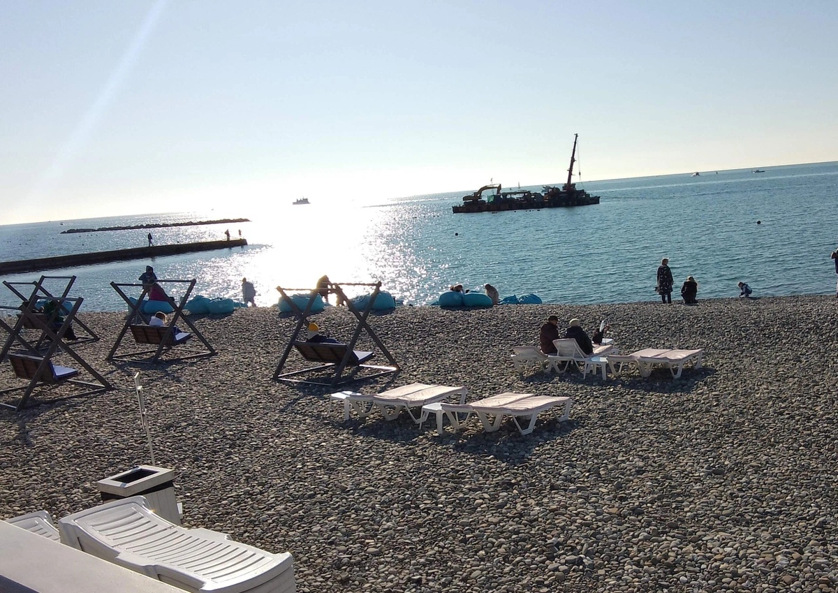 Фото автора. Пляж "Ривьера"