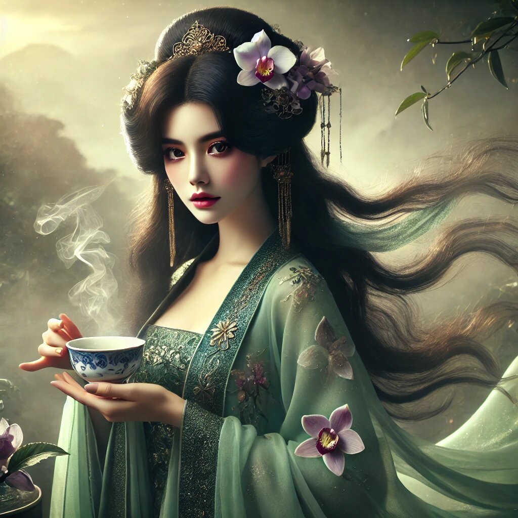 Те Гуань Инь «Железная богиня милосердия» образ прекрасной девушки © «Столица чая»