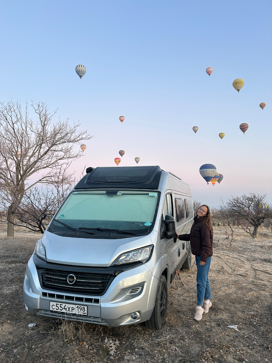 Это мы на автодоме в Каппадокии