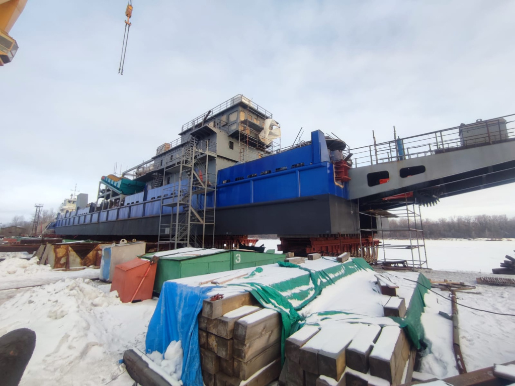 Землесос от "Нефтефлота" / Фото: "ВолгаТатСудоремонт", ООО  📷
