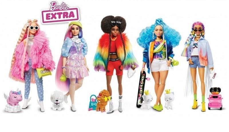 Первая пятерка кукол серии Extra