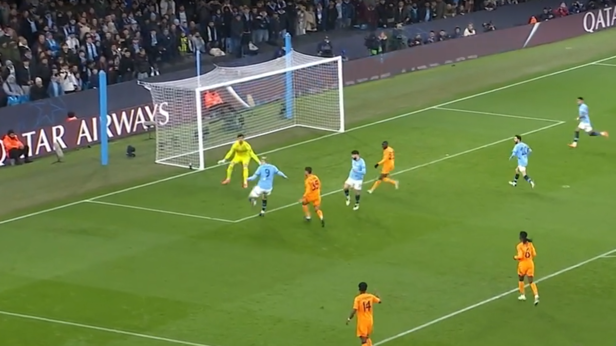 Первый гол Эрлинга Холанда