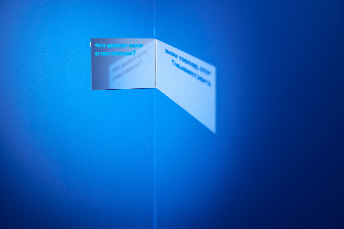    Инсталляция «Не слишком ли уединенно? Нет, достаточно»