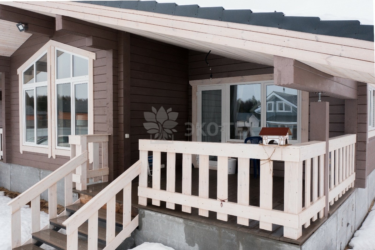 Листайте галерею - фасад дом Атлантик