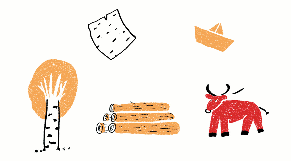 Иллюстрация Аси Киселёвой к книге Натальи Соболевой «Наука и техника»