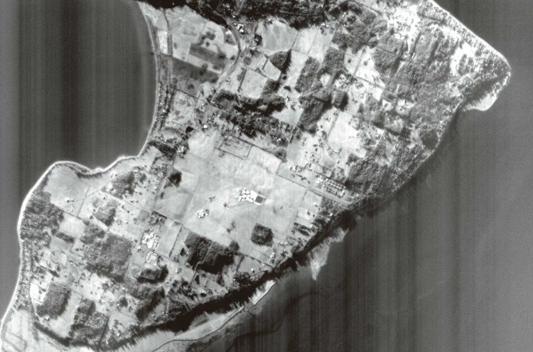     Спутниковый снимок острова Камано, штат Вашингтон.    
 Источник: TASA