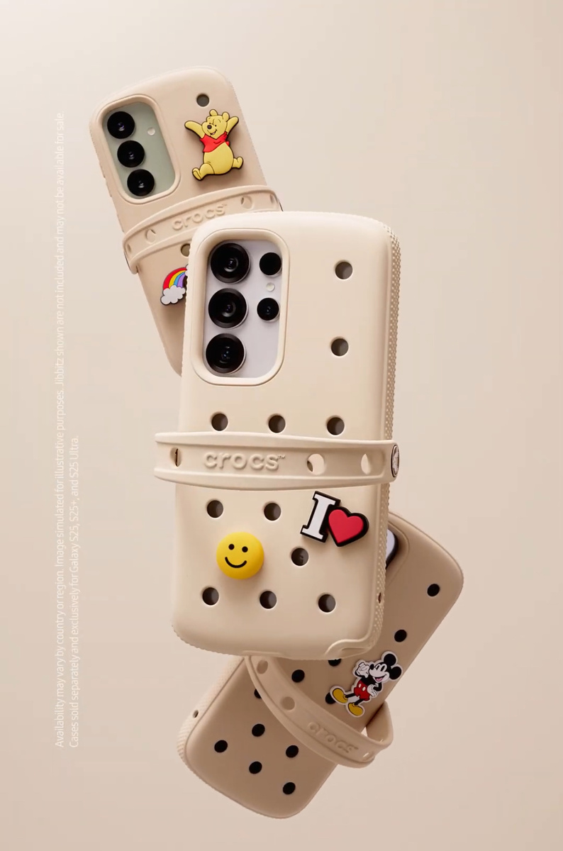 Crocs представили чехлы для Samsung Galaxy S25 в стиле своих культовых тапок  