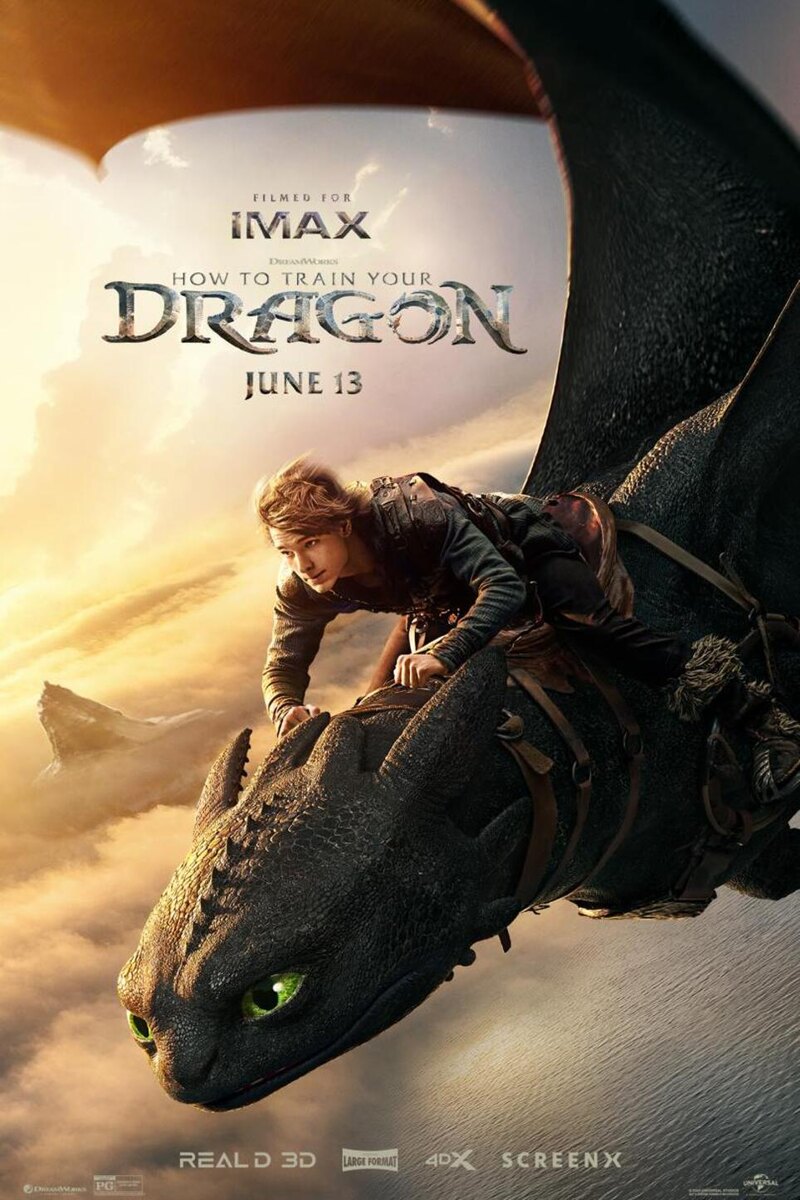    «Как приручить дракона», 2025 постер фильма