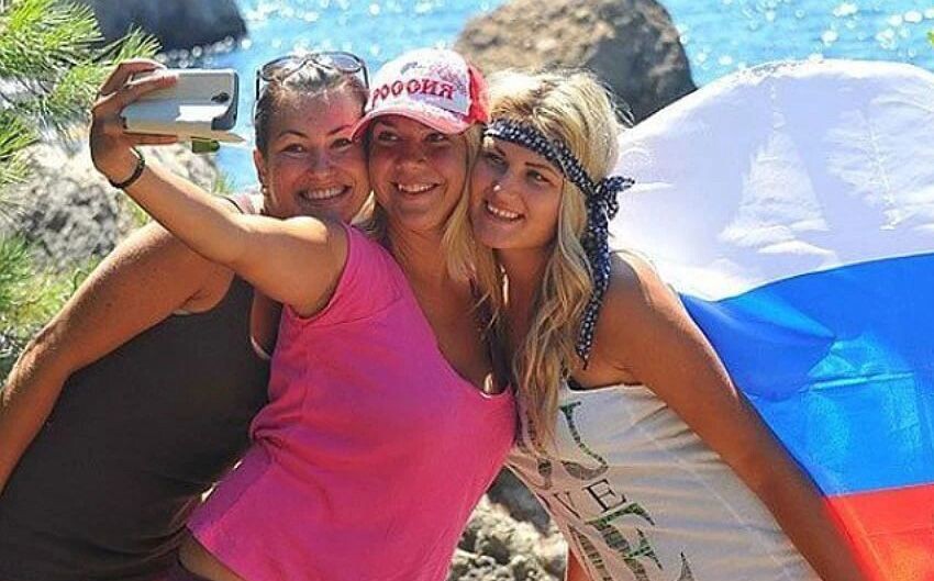 
Гости из России в Турции