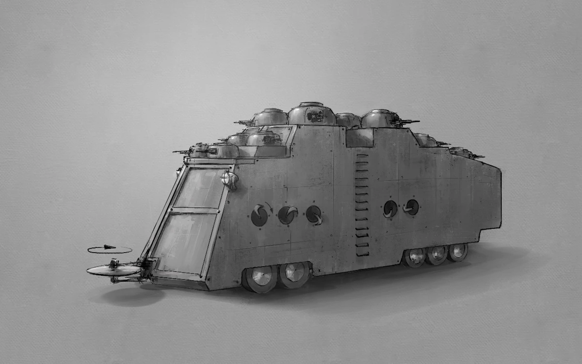 Примерный вид броневика Маркуса Ингала, восстановленный по краткому описанию. Изображение в свободном доступе.