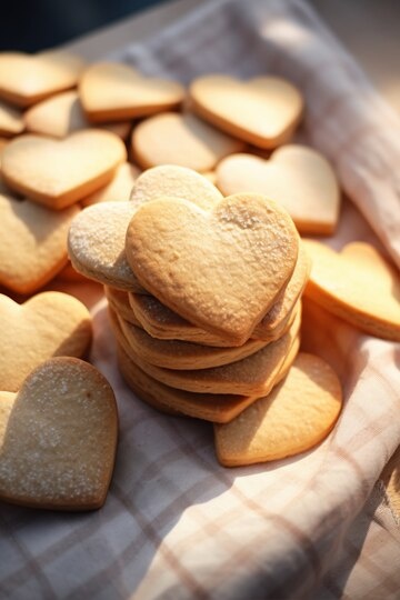 Печенье-сердечки к 14 февраля